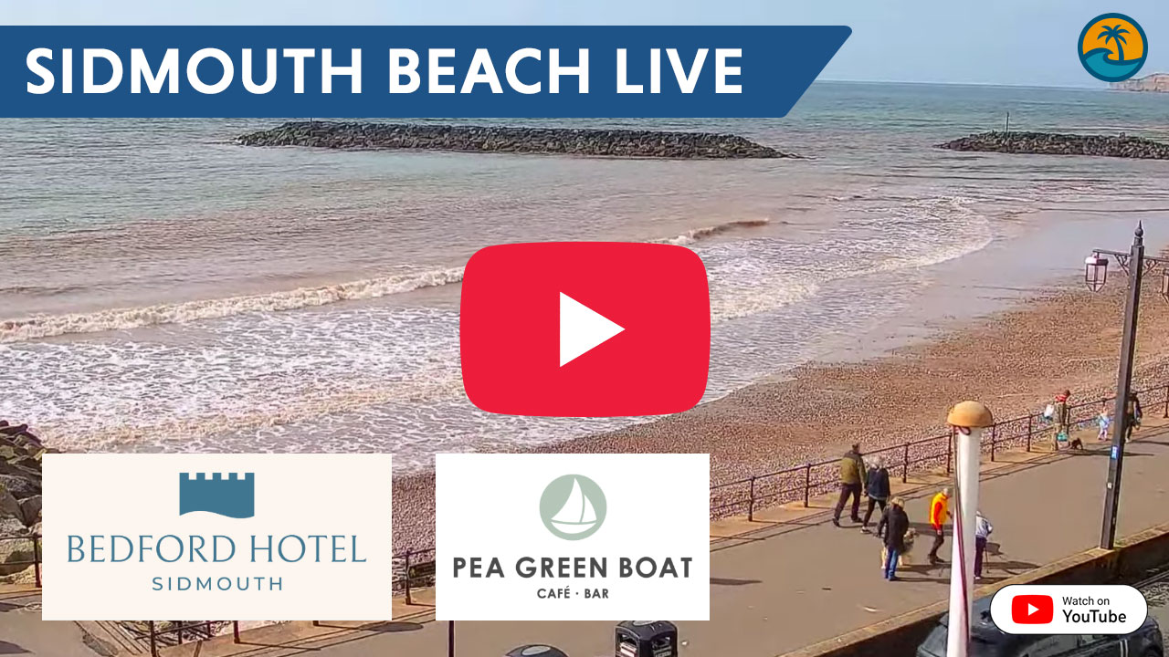 Watch the Sidmouth Beach Webcam Live on Youtube